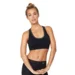 Racerback Sports Bra sort/sølv str. S