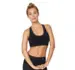 Racerback Sports Bra sort/sølv str. S