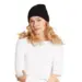 Boody Beanie hue Ribbed Knit sort one-size - 1 stk