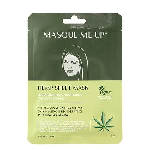 Køb Hemp Sheet Mask - 1 stk til 34,00 DKK