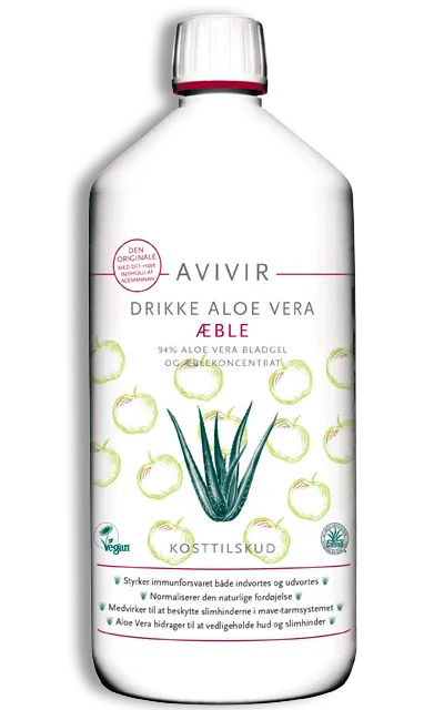 Køb Avivir Drikke Aloe med æblesmag - 1000 ml. 187,96 DKK