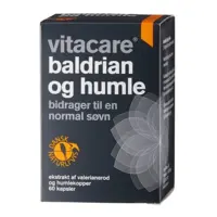 VitaCare Baldrian og Humle - 60 kapsler