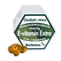 E-vitamin Ekstra 200 mg Berthelsen - 75 kapsler