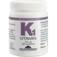 K1-vitamin 150 ug - 100 tabletter