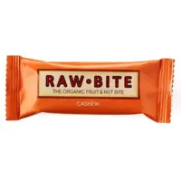 Rawbite Cashew frugt- og nøddebar - 50 gram