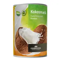 Kokosmælk Økologisk Cosmoveda - 400 ml.