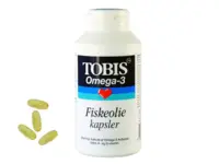 Tobis Fiskeolie 1000 mg.  - 120 kapsl.