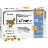 D-Pearls 38 mikrogram - 40 kapsler