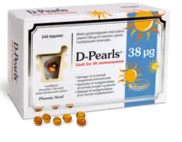 D-Pearls 38 mikrogram - 240 kapsler