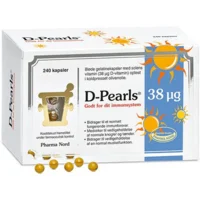 D-Pearls 38 mikrogram - 240 kapsler