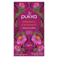 Pukka Elderberry & Echinacea te Øko. - 20 breve