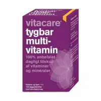 VitaCare Tygbar Multivitamin til voksne (11+) 100 tabl.