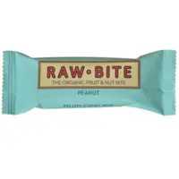 Rawbite Peanut frugt- og nøddebar - 50 gram