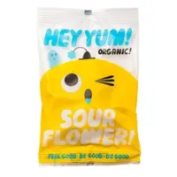Hey Yum Vingummi Sour flower Økologisk - 100 gram