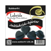 Saltlakridshjerter - 90 gram