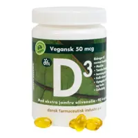 D3 vitamin 50 mcg vegansk - 90 kapsler