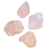 Rosakvarts krystal (rå) - 600 gram