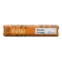 Vivani mandel orange bar Økologisk - 35 gram