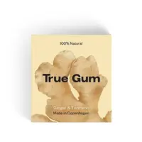 Tyggegummi Ginger & Turmeric True Gum - 20 gram