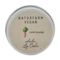 Naturfarm Vegan Lipbalm Rabarber - 10 ml.