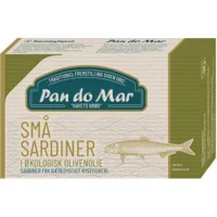 Små sardiner i olivenolie Øko. - 120 gram