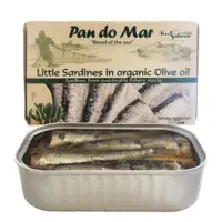 Små sardiner i olivenolie Øko. - 120 gram