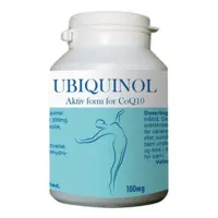 Q10 Ubiqinol 100 mg - 60 kapsler