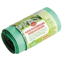 Grønne affaldsposer af bioplastik 30L - 1 pk.