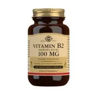Solgar B2 vitamin 100 mg Riboflavin - 100 kapsler (U)