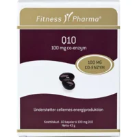 Q10 100 mg Fitness Pharma - 60 kapsler