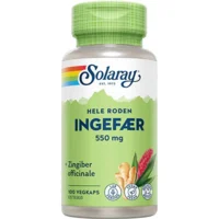 Solaray Ingefær 550 mg  - 100 kapsler