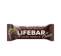 LifeBar InChoco Cacao Vanilla RAW Ø - 40 g.