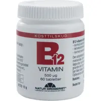 B12 gold vitamin 500 ug - 60 tabletter