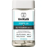 UniKalk Forte K2 - 140 tabletter