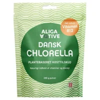 Aliga Dansk Chlorella pulver - 200 gram