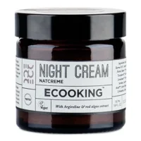 Ecooking Night Cream ny udgave - 50 ml. (INKL. GRATIS MULTI OLIE MED 10 ML. VÆRDI 49.95)