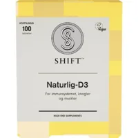 SHIFT Naturlig D3 - 100 tabletter