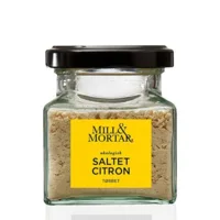 Saltet Citron Økologisk - 40 gram