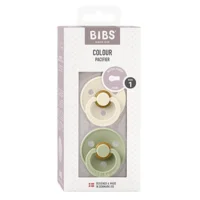 BIBS Colour Latex Size 1 Ivory/Sage 2 PACK