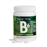 B6 12 mg vegansk - 90 tabletter