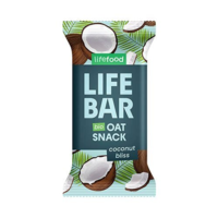 Lifebar Havre Snack Coconut Bliss Økologisk - 40 gram