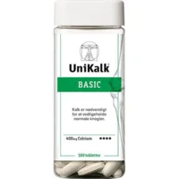 UniKalk Basic 400 mg calcium - 180 tabletter