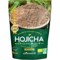 Hojicha grøn te pulver Økollogisk - 50 gram