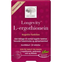 Longevity L-ergothionein - 30 tabletter