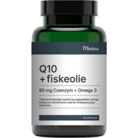Mezina Q10 + Fiskeolie - 60 kapsler