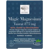 Magic Magnesium Taurat - 60 tabletter