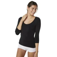 Scoop 3/4 Sleeve Top sort str. M