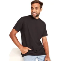 Men's Classic Crew Neck T-Shirt sort str. L