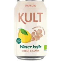 Vandkefir Ingefær & Citron Øko. - 33 cl.