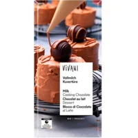 Vivani mælkechokoladeovertræk 35% Øko. - 150 gram